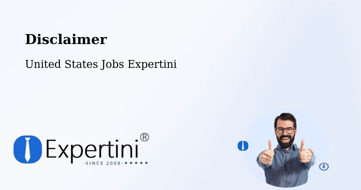 Disclaimer – Tupelo - United States Jobs Expertini